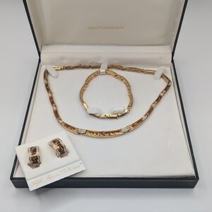 Fifth Avenue Collection Swarovski Crystals and Enamel 3 Piece Set